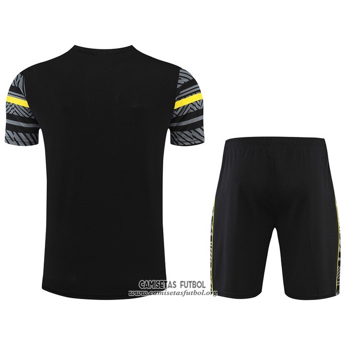 Chandal del Borussia Dortmund Manga Corta 2022/2023 Gris - Pantalon Corto